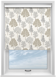 Coppice, Bronze - Roller Blind